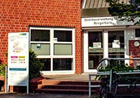 Eingang zum Bürgerbüro Nord